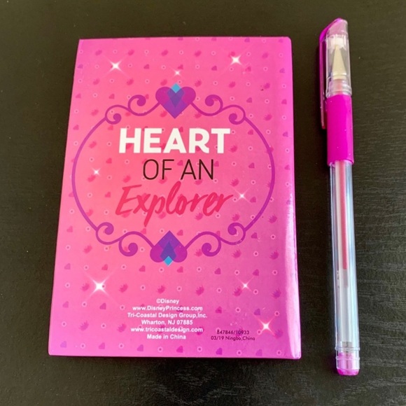 Explore Your World/Heart Of An Explorer Hardcover Princess Journal - Picture 2 of 3